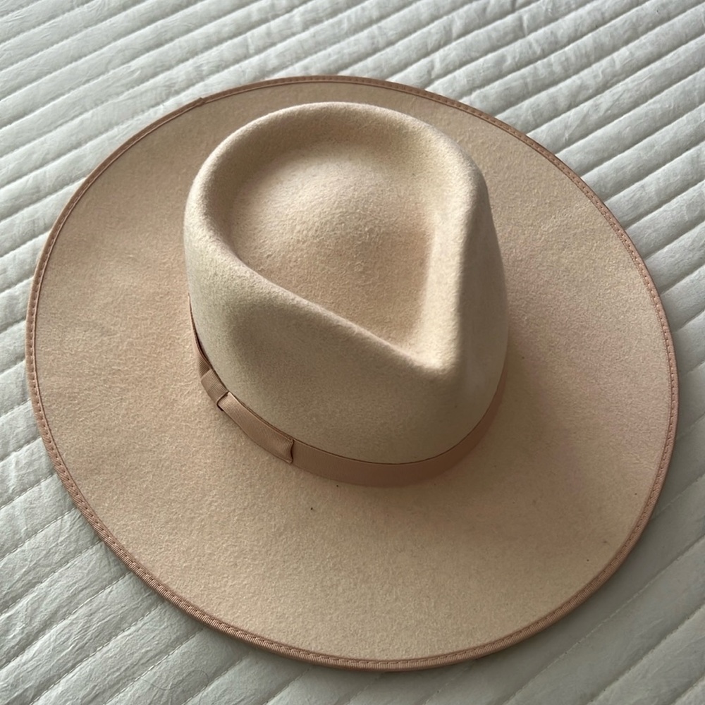 Lack of Color hat, beige Ivory Rancher